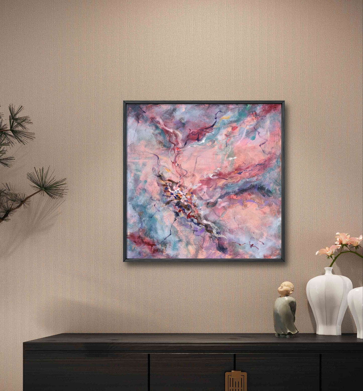 ELECTRIC AURORA | 30X30CM | CANVAS