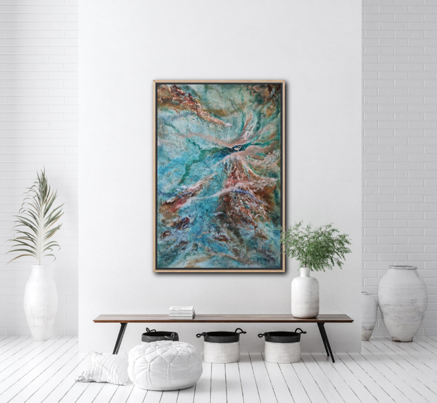 WHISPERING WAVES | 80X120CM | CANVAS