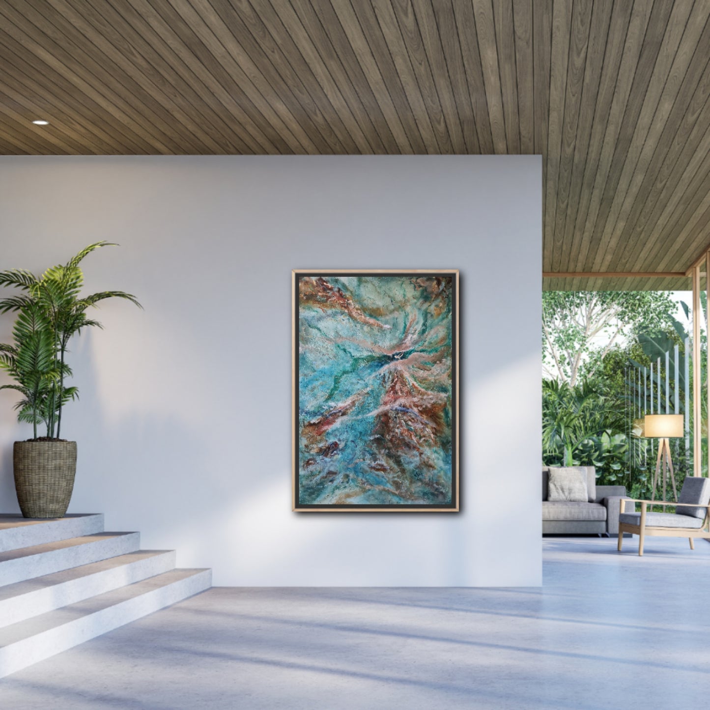 WHISPERING WAVES | 80X120CM | CANVAS