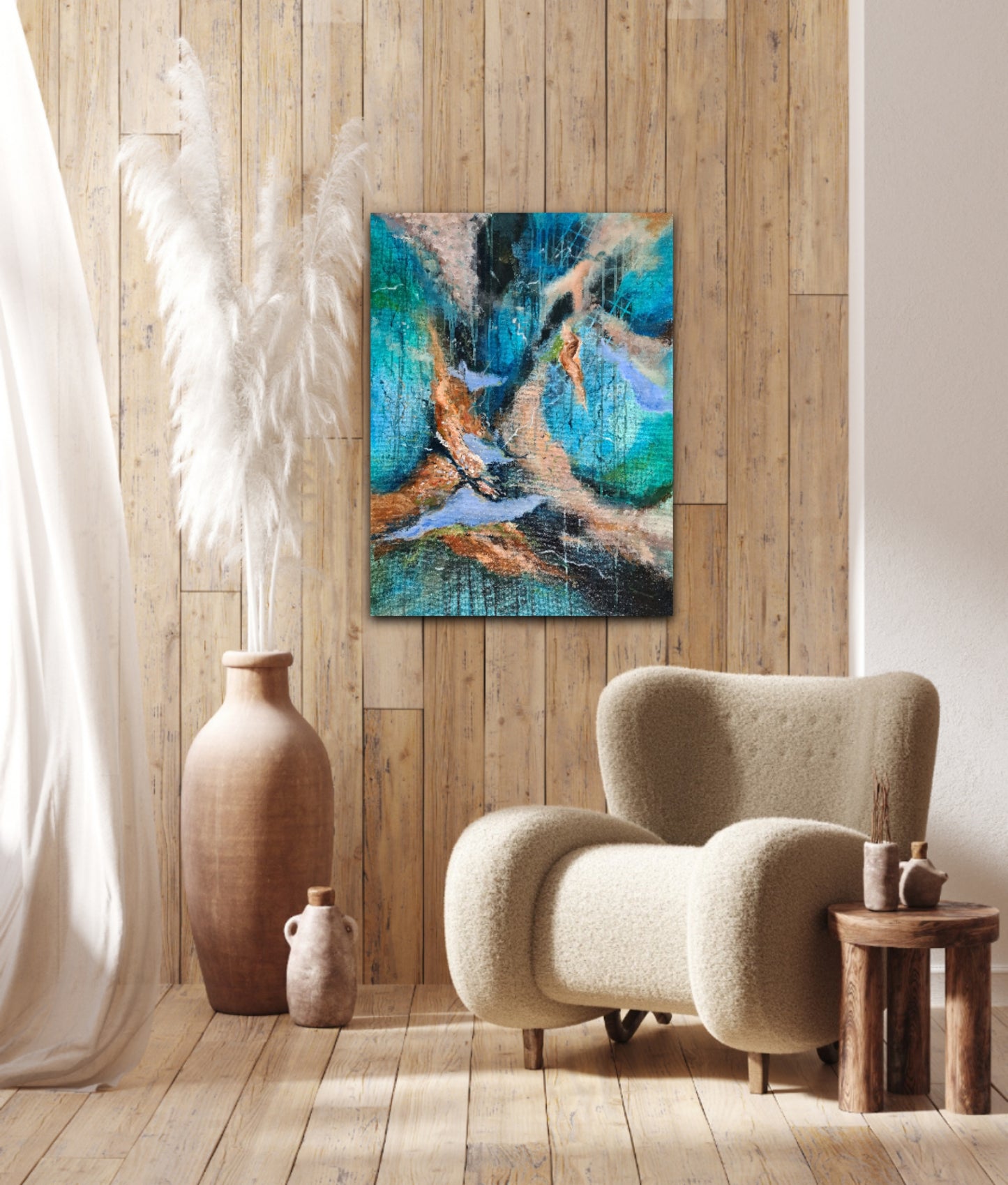 EMERALD ECHOES | 60X80CM | CANVAS