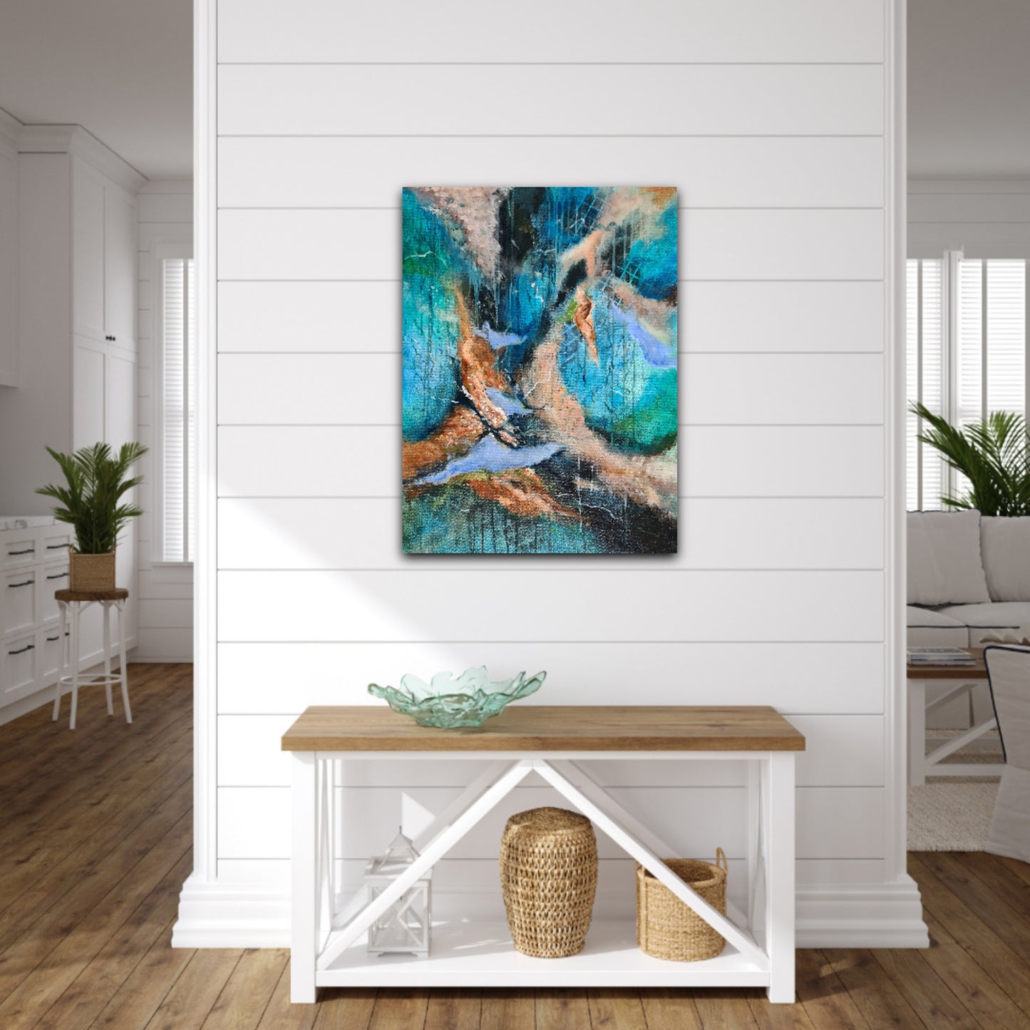 EMERALD ECHOES | 60X80CM | CANVAS