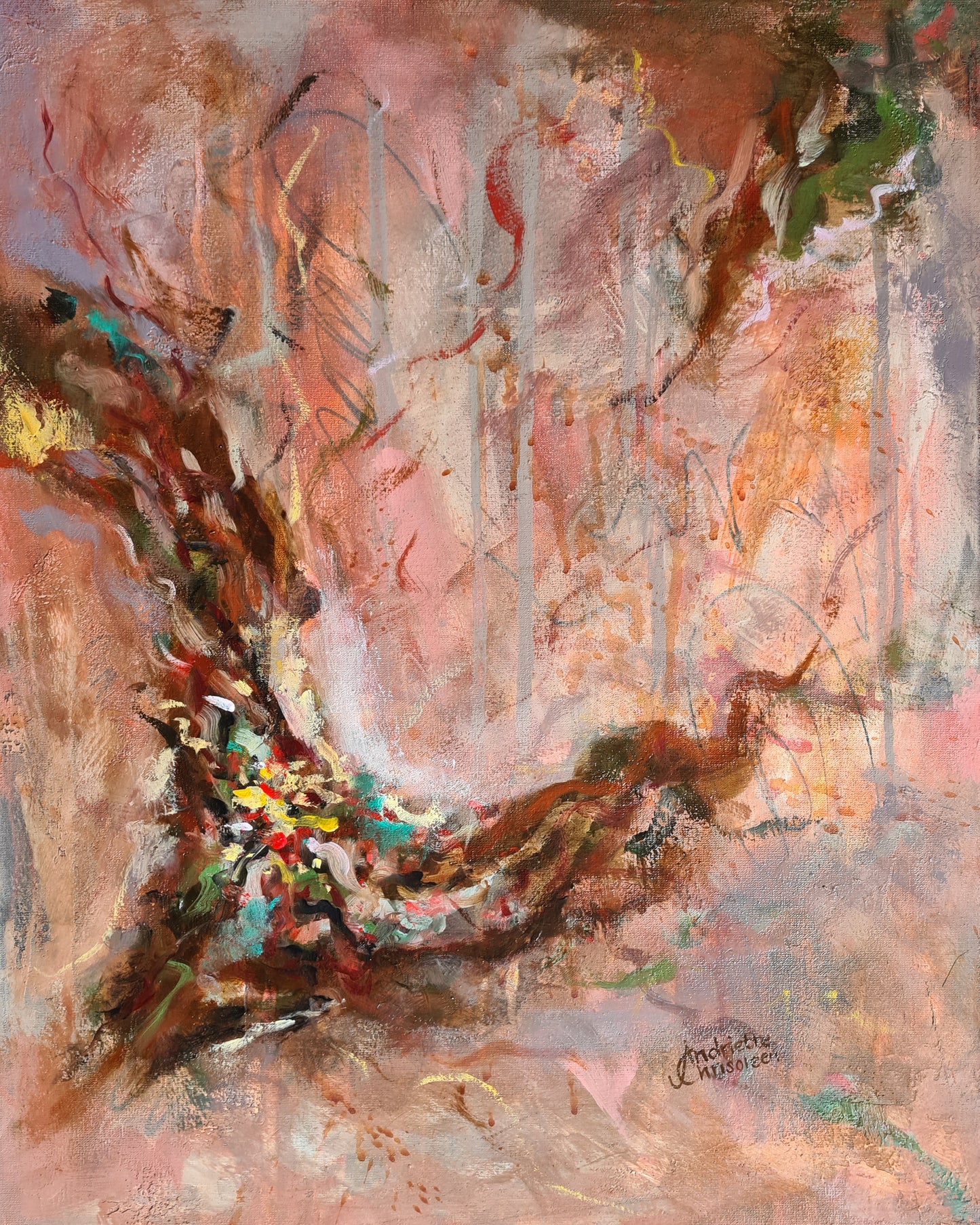 CELESTIAL FIRE | 40X50CM | CANVAS