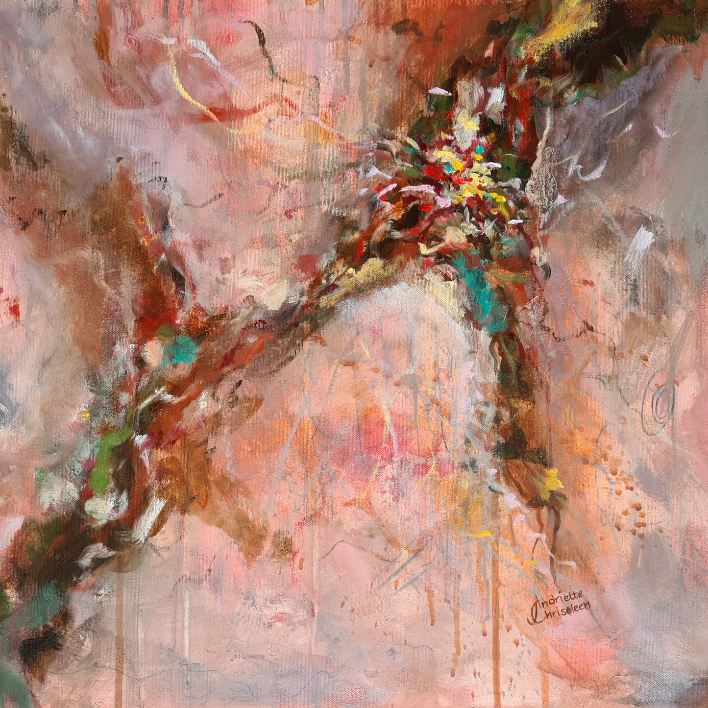 FIERY UNIVERSE | 50X50CM | CANVAS
