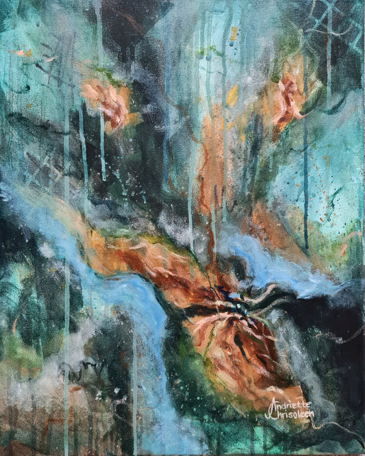 ALLIANCE OF THE ELEMENTS #2 | 40X50CM | CANVAS