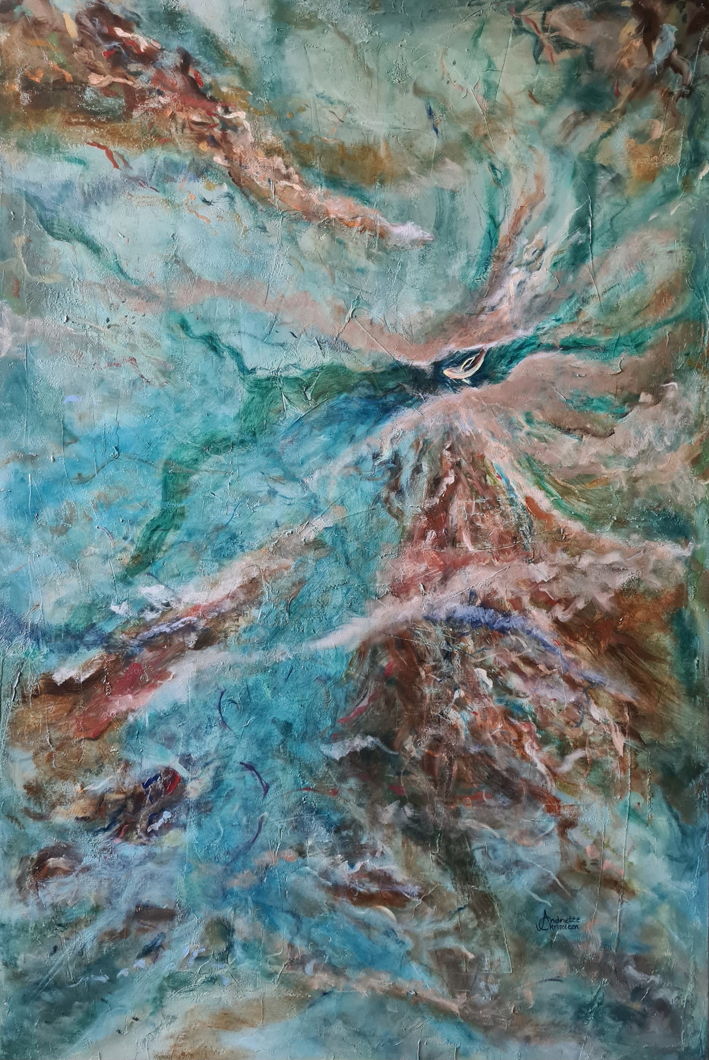 WHISPERING WAVES | 80X120CM | CANVAS