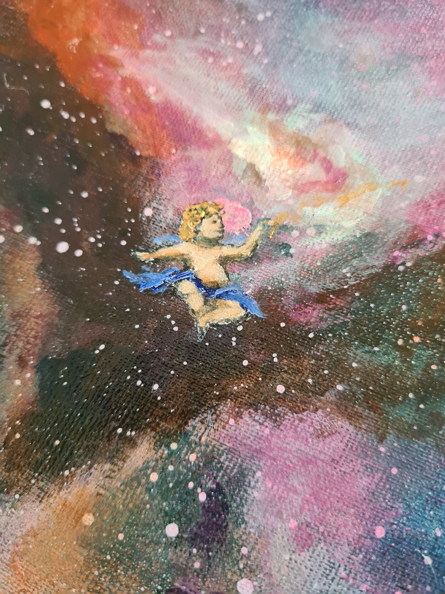TOUCHING THE UNIVERSE | 30X30CM | CANVAS
