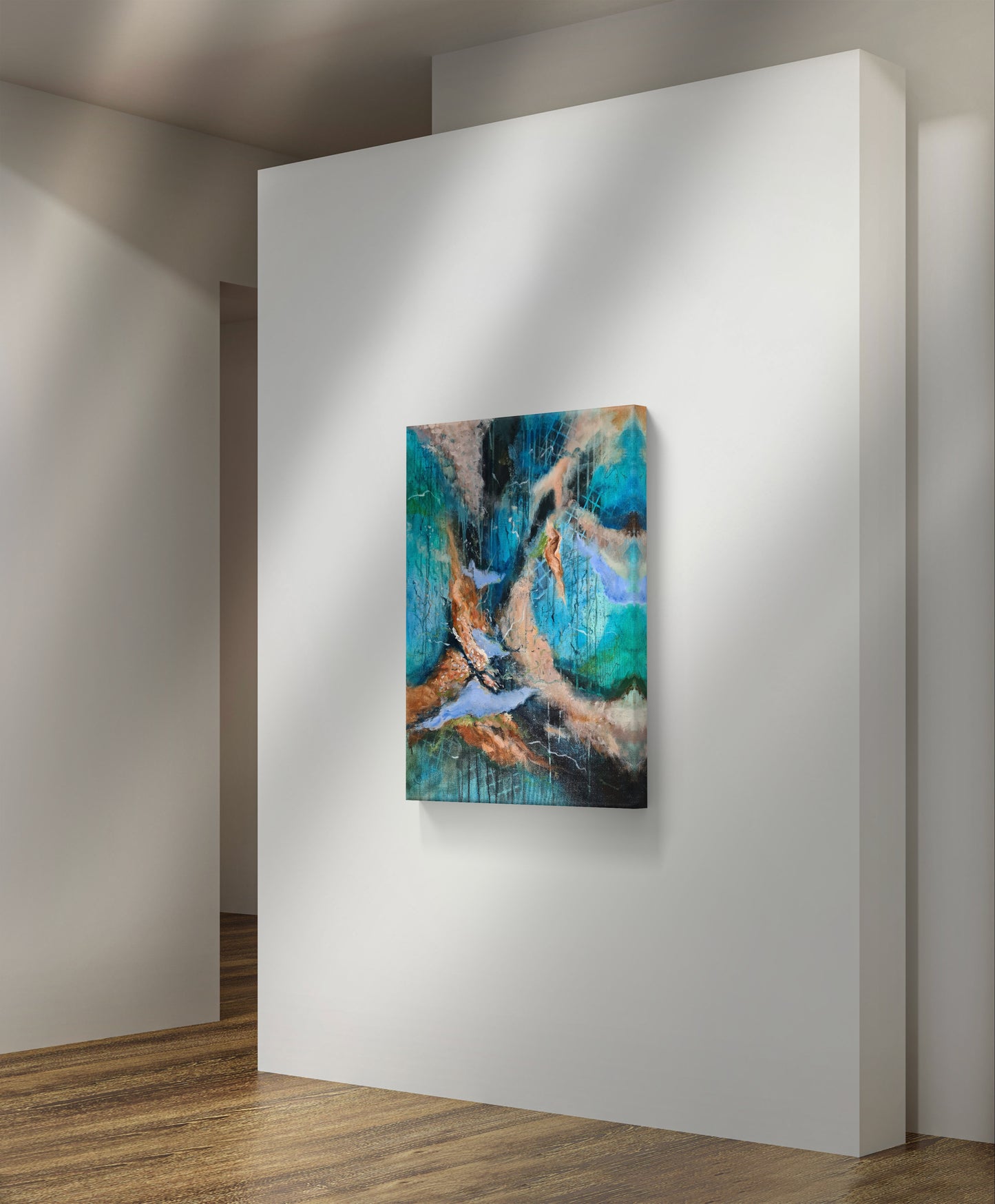 EMERALD ECHOES | 60X80CM | CANVAS