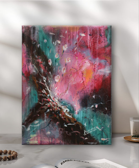 FLORAL FLAMES | 30X40CM | CANVAS