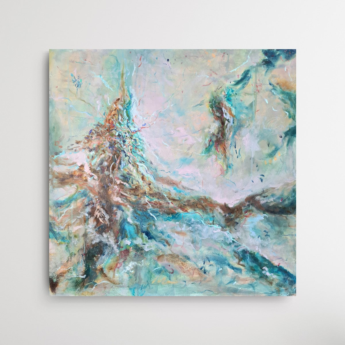 WAVES OF WONDER | 90X90CM | CANVAS