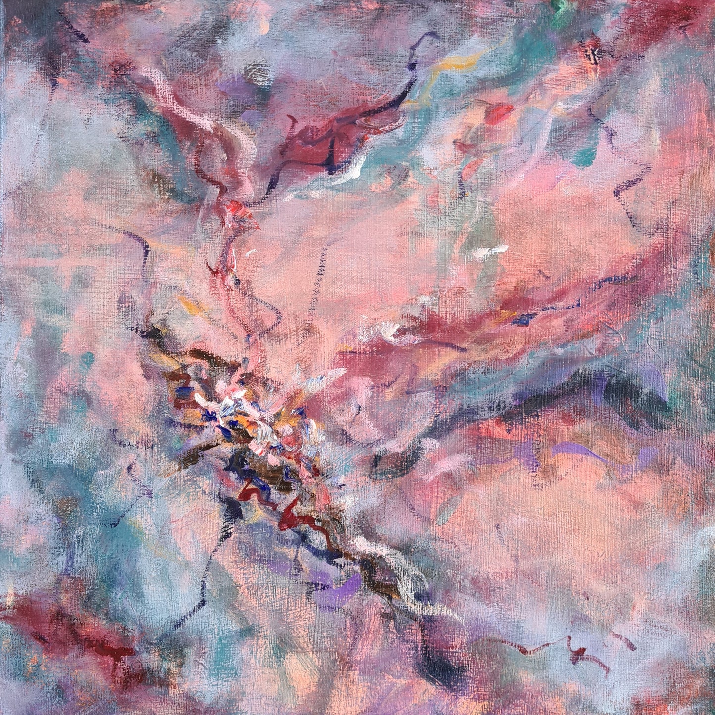 ELECTRIC AURORA | 30X30CM | CANVAS