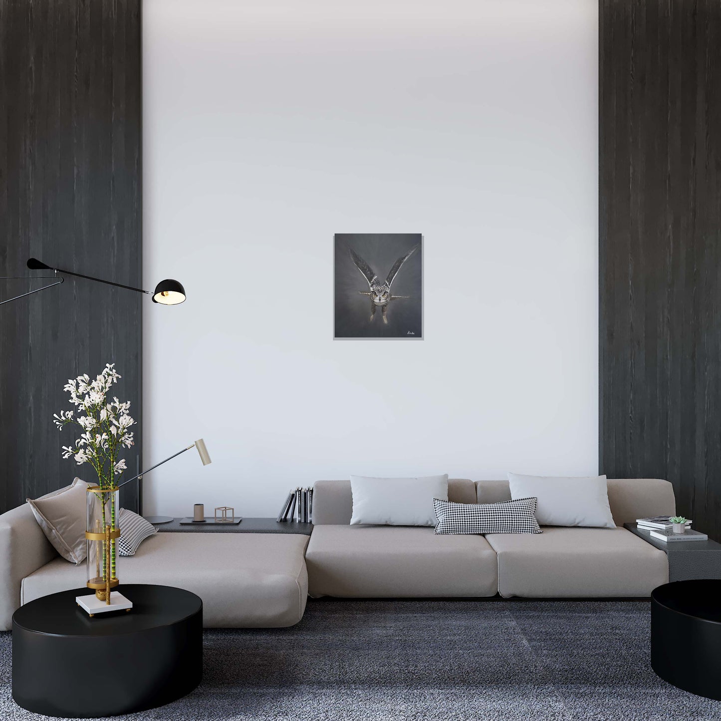 OWL FLIGHT | 50X60CM | CANVAS