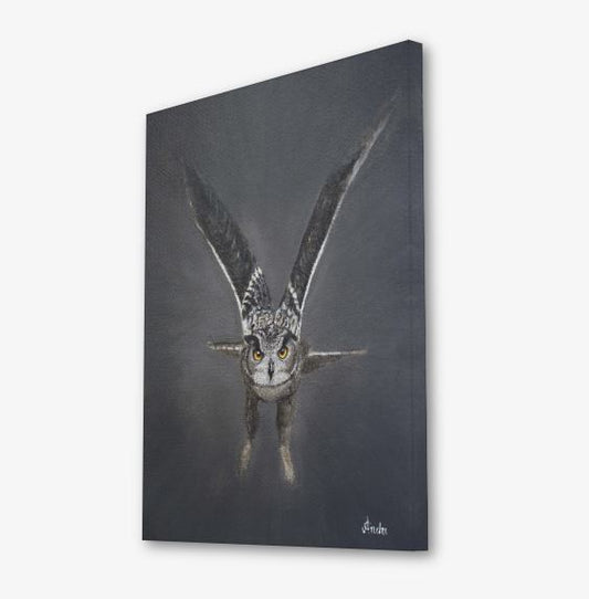 OWL FLIGHT | 50X60CM | CANVAS
