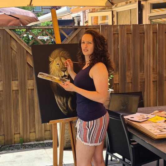 MAJESTIC LION | 60X80CM | CANVAS