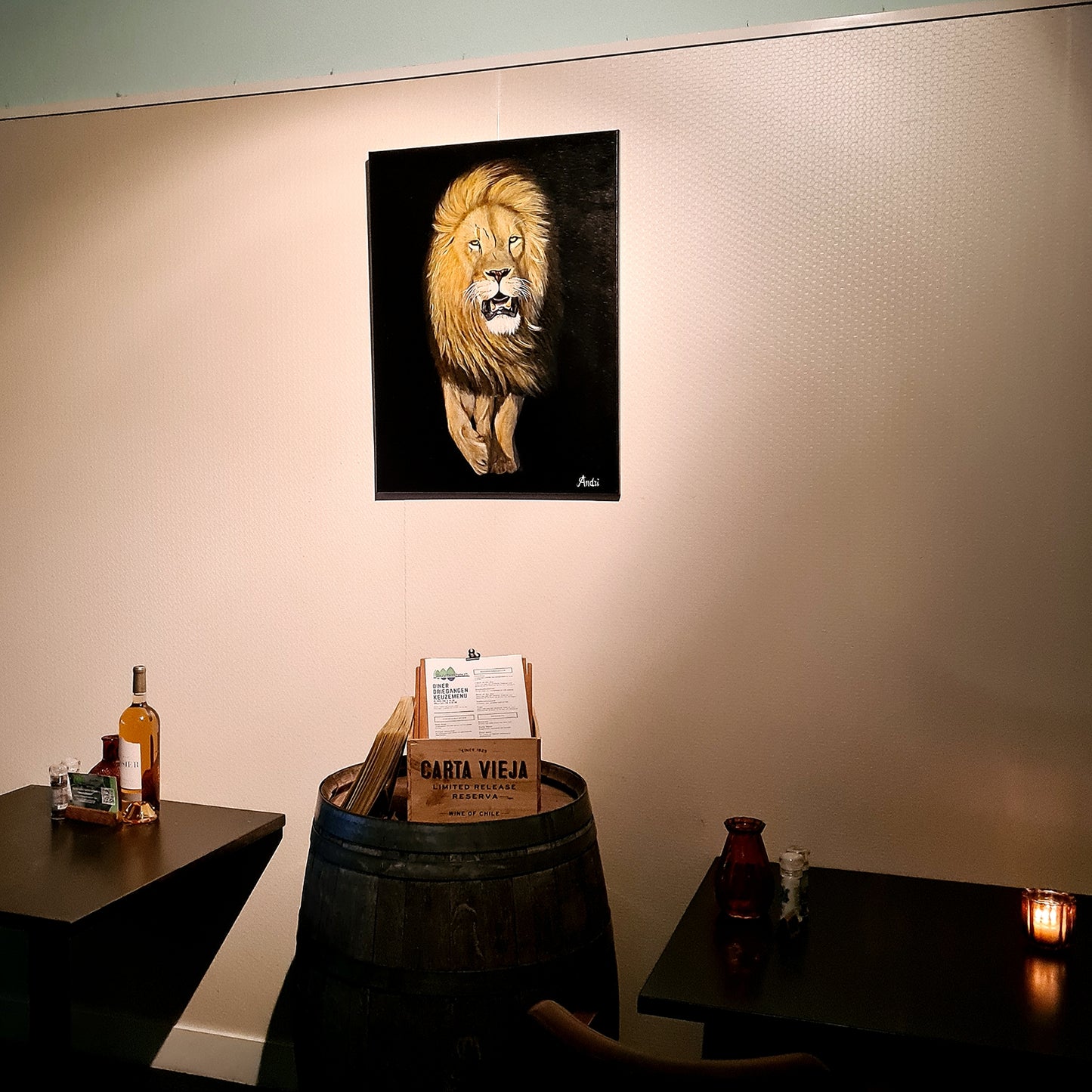 MAJESTIC LION | 60X80CM | CANVAS
