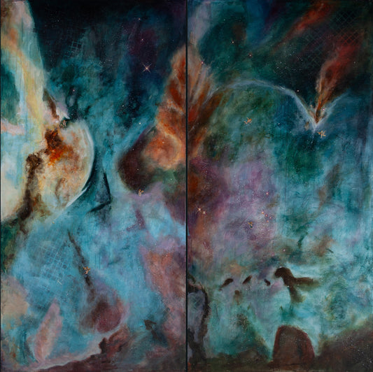 THOUGHTS TO FLIGHT | 160X160CM | CANVAS