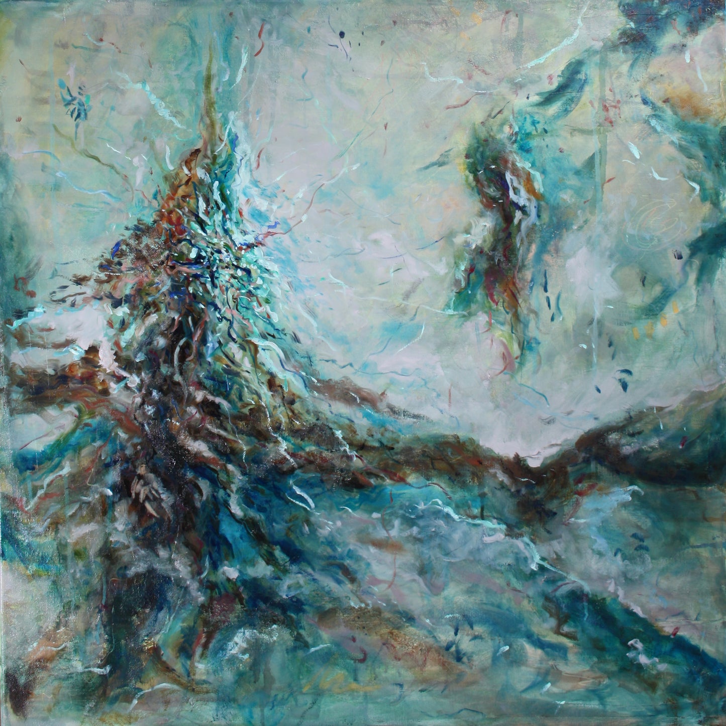 WAVES OF WONDER | 90X90CM | CANVAS