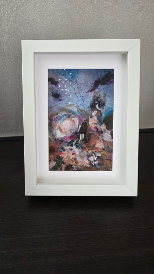 COSMIC DUST | 10X15CM | FRAMED PAPER