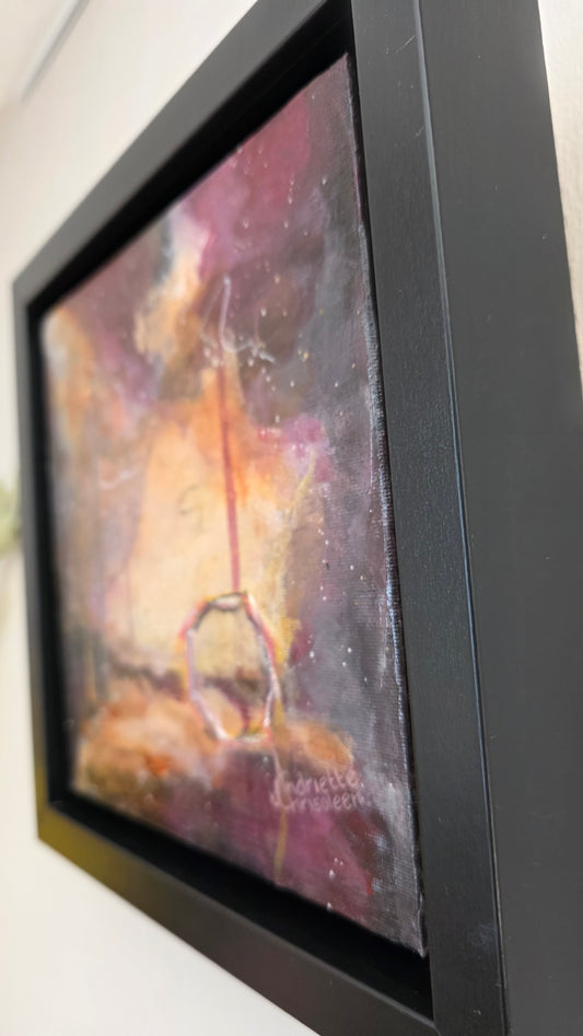 ECHO | 20X20CM | FRAMED CANVAS BOARD