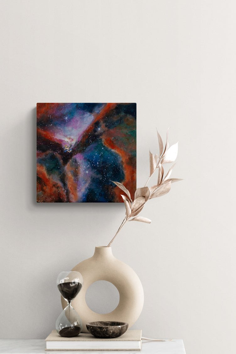 TOUCHING THE UNIVERSE | 30X30CM | CANVAS