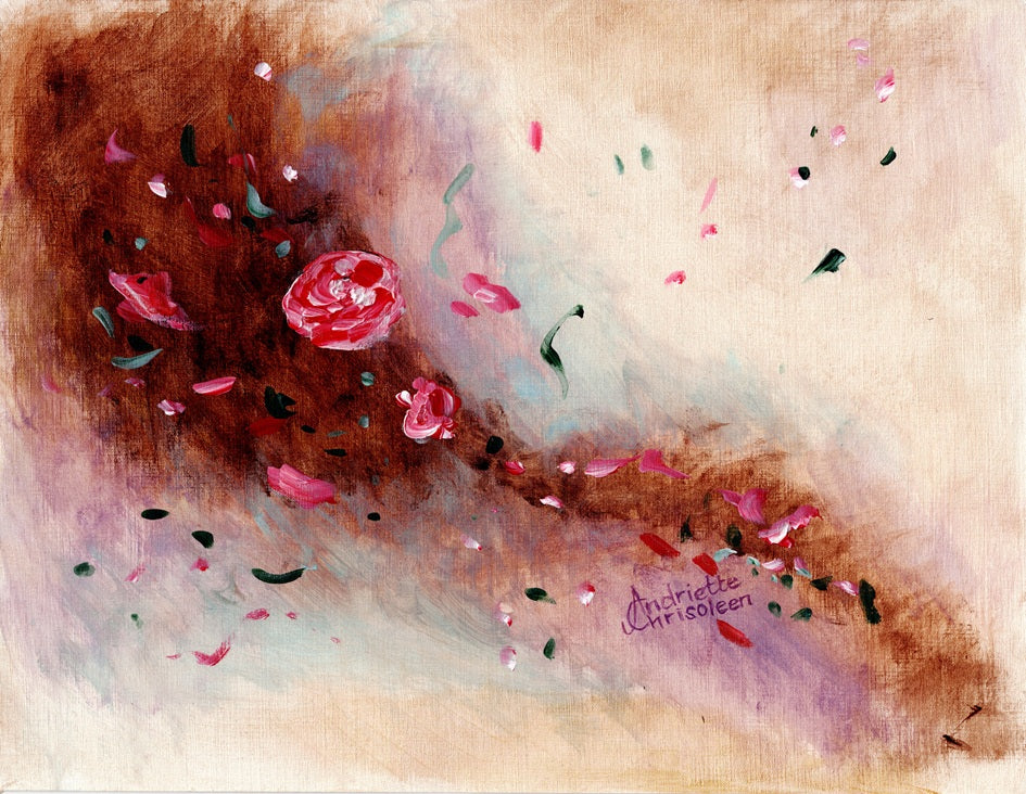 BLOOMS ON PAPER - 25 x 32 CM