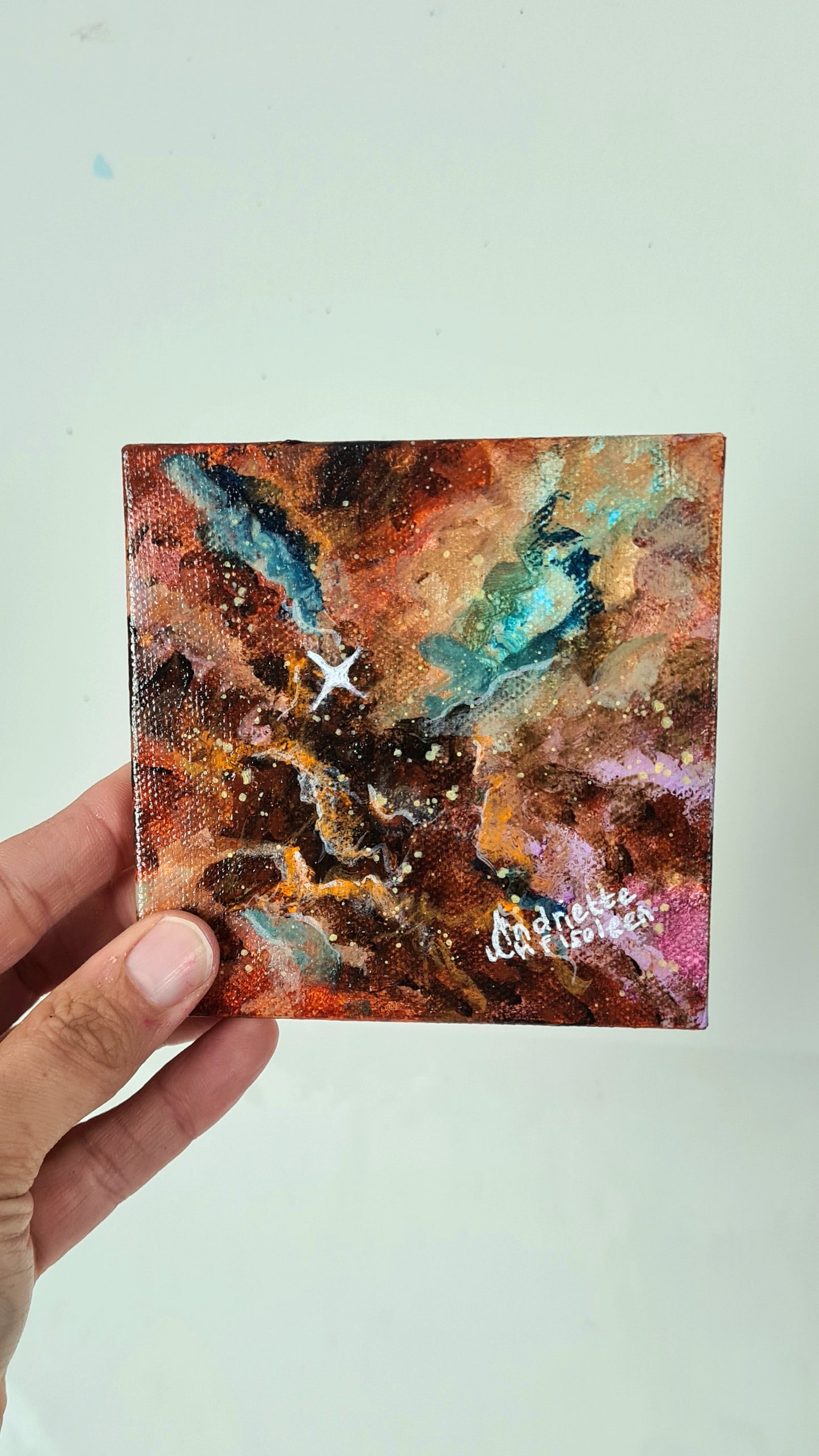 MINI PAINTINGS INSPIRED BY PLANETS