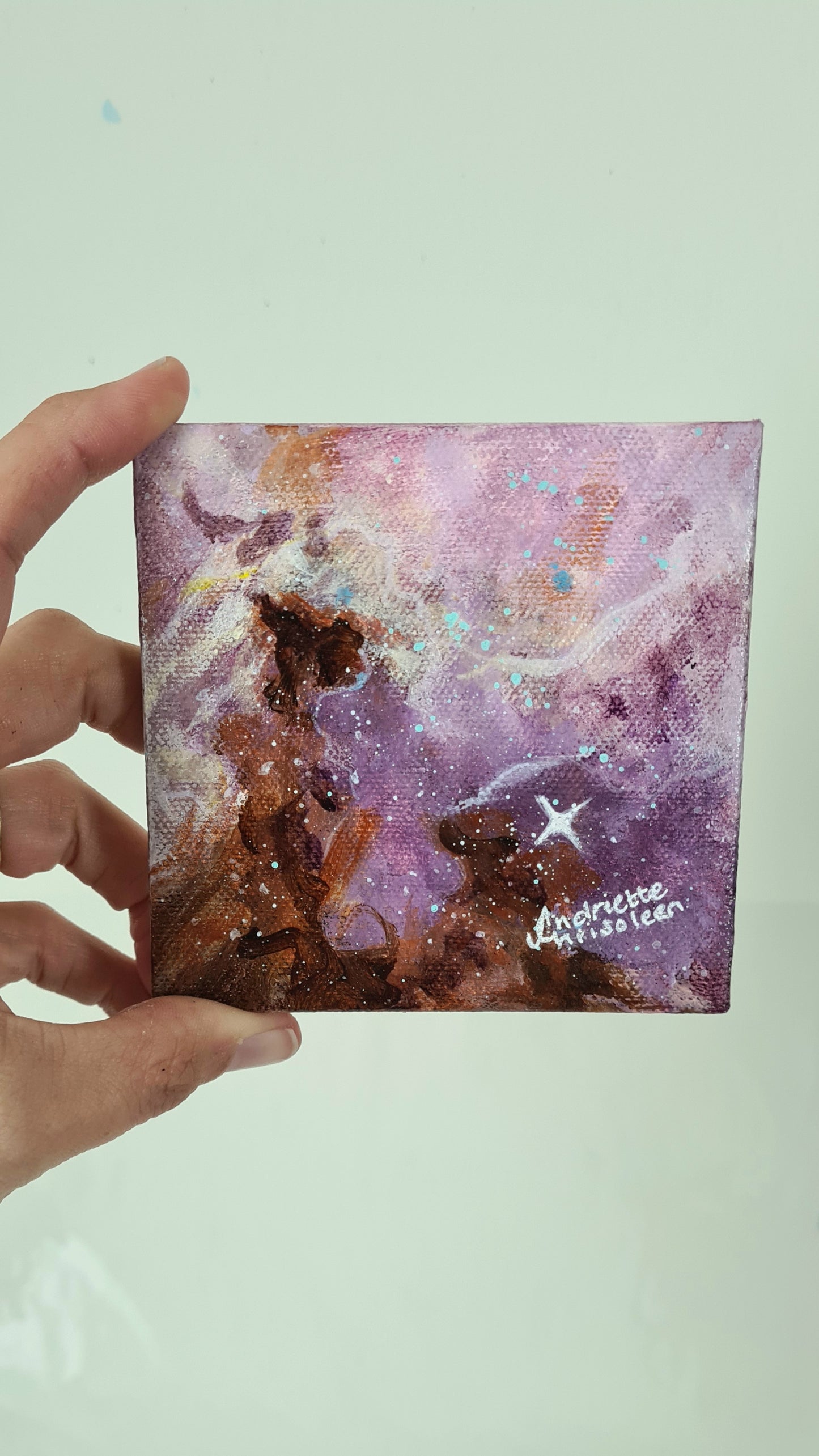 MINI PAINTINGS INSPIRED BY PLANETS