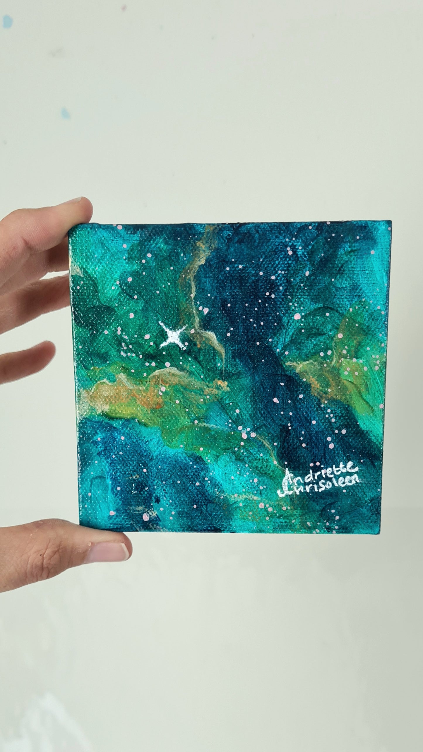 MINI PAINTINGS INSPIRED BY PLANETS