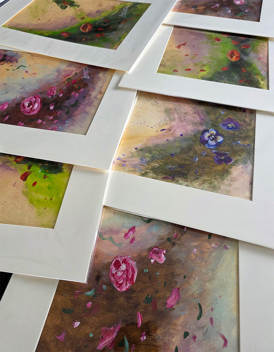 BLOOMS ON PAPER - 25 x 32 CM