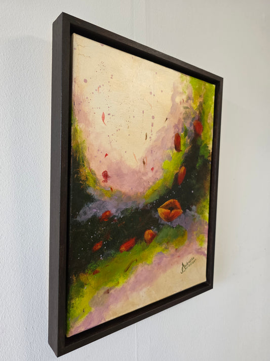 CELESTIAL POPPIES | 30X40CM | FRAMED CANVAS