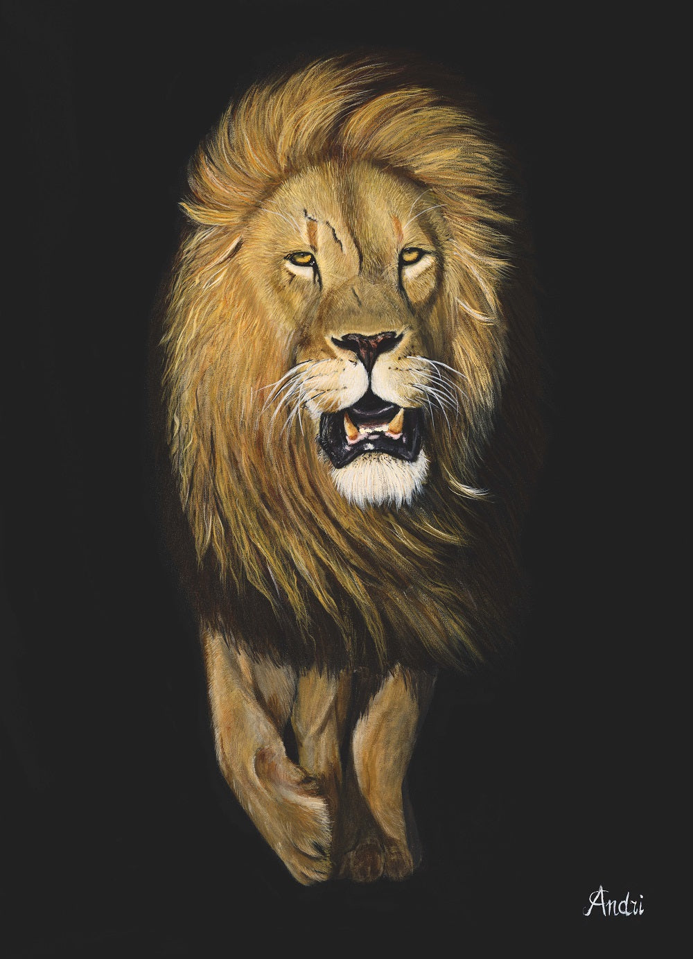 MAJESTIC LION | 60X80CM | CANVAS