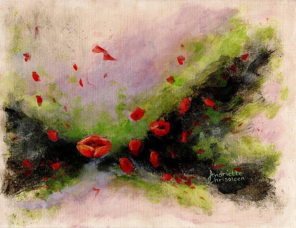 BLOOMS ON PAPER - 25 x 32 CM