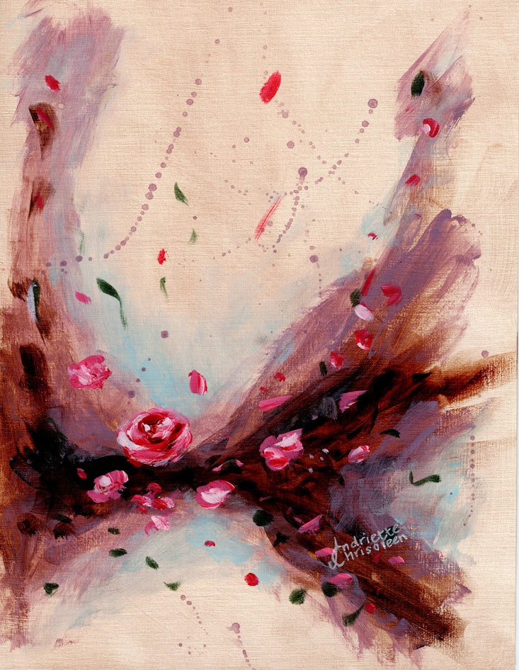 BLOOMS ON PAPER - 25 x 32 CM