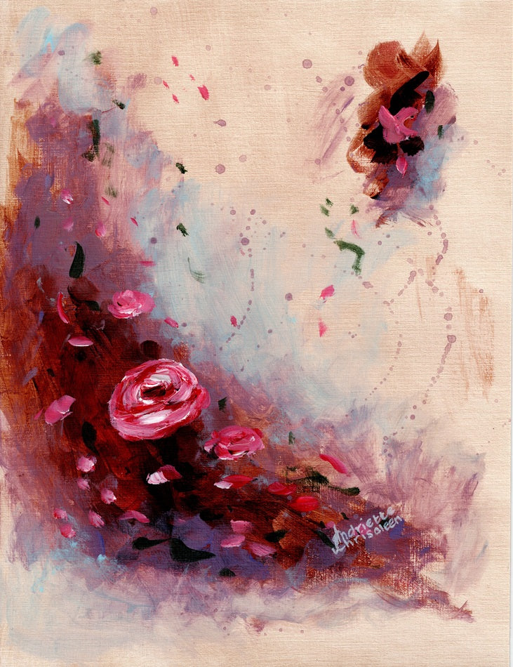 BLOOMS ON PAPER - 25 x 32 CM