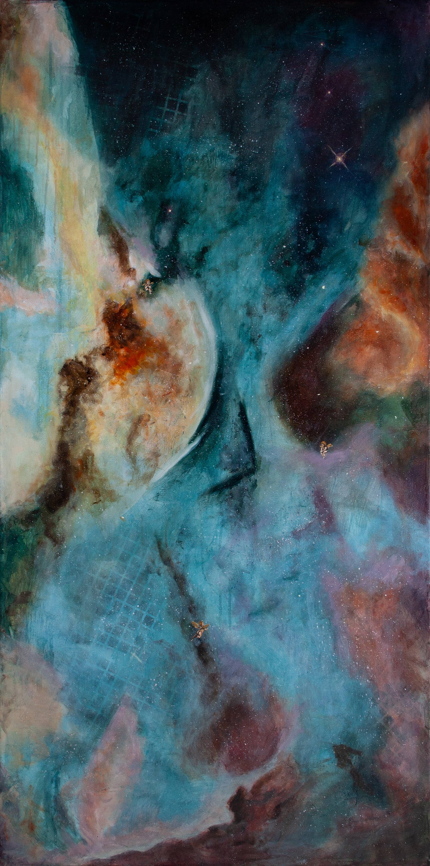 THOUGHTS TO FLIGHT | 160X160CM | CANVAS