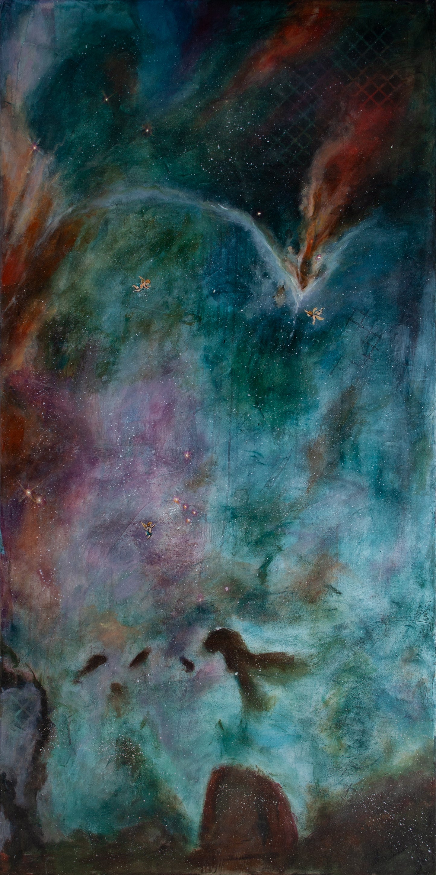 THOUGHTS TO FLIGHT | 160X160CM | CANVAS