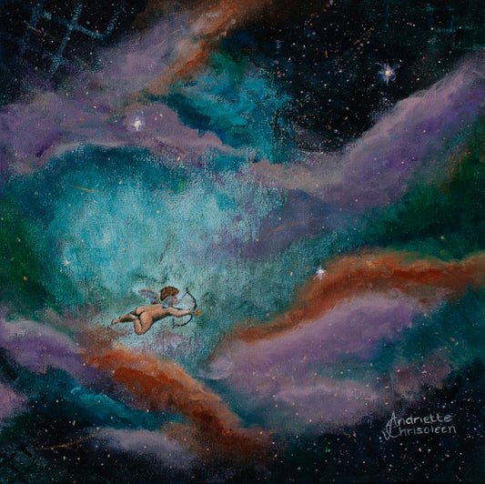 SHOOTING THE STARS | 30X30CM | CANVAS