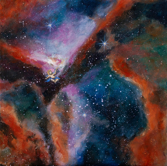 TOUCHING THE UNIVERSE | 30X30CM | CANVAS