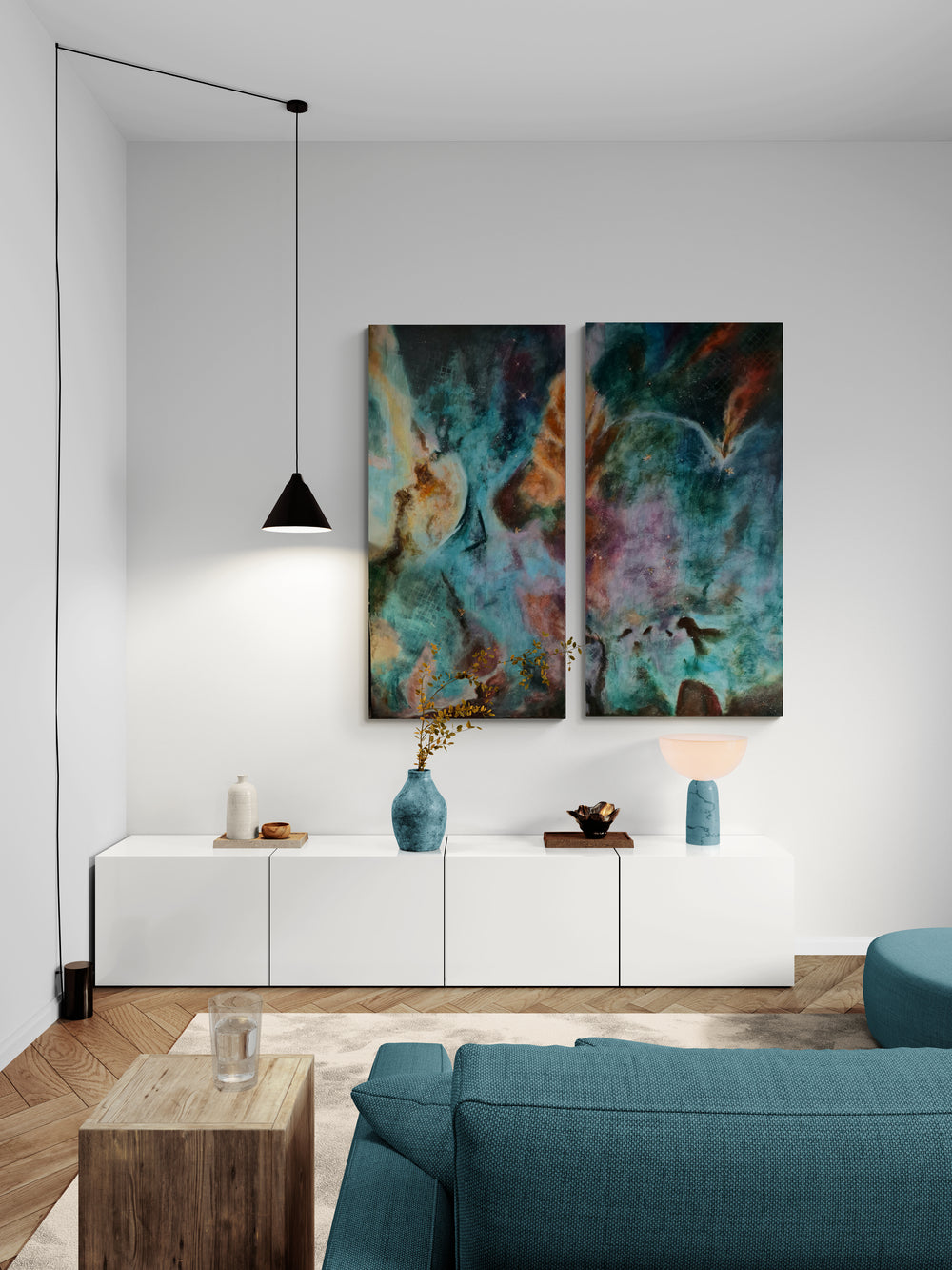 THOUGHTS TO FLIGHT | 160X160CM | CANVAS