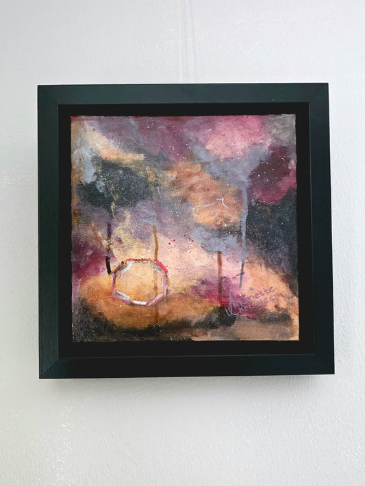 AFTERFLOW | 20X20CM | FRAMED CANVAS BOARD