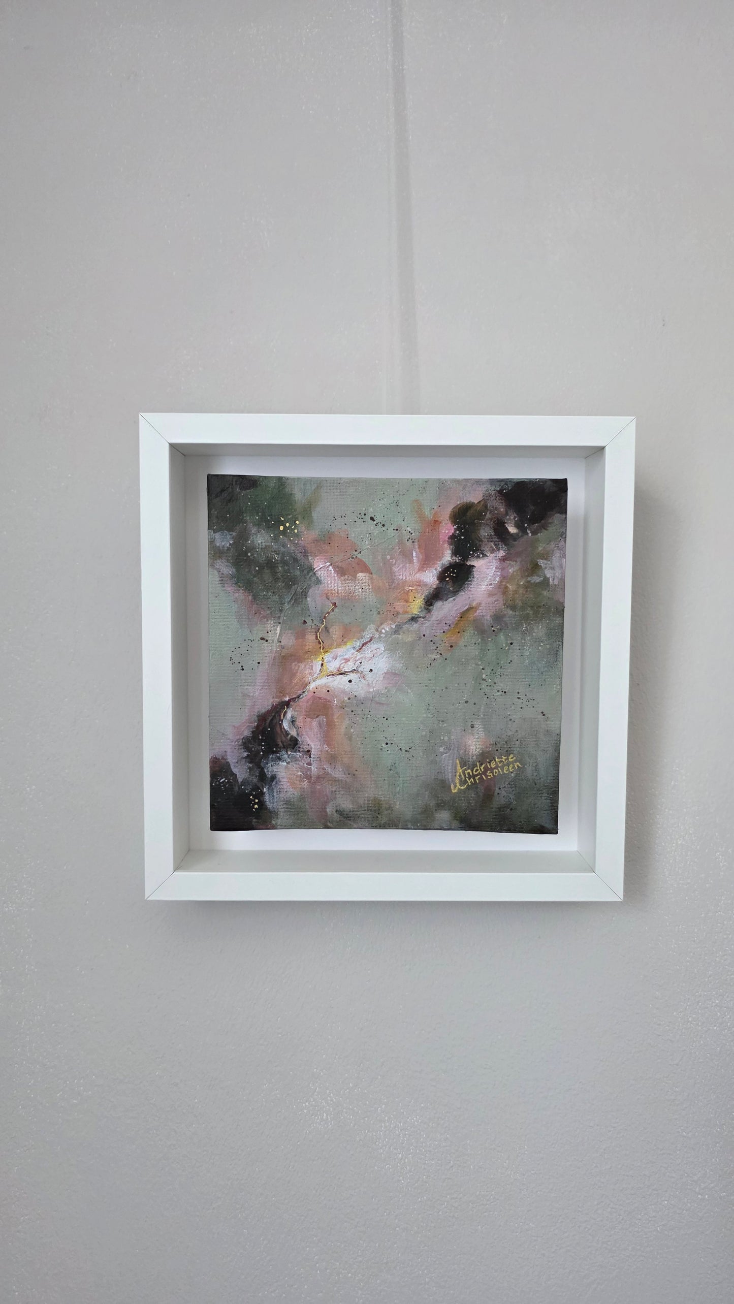 THE GENTLE BIND | 20X20CM | FRAMED CANVAS BOARD
