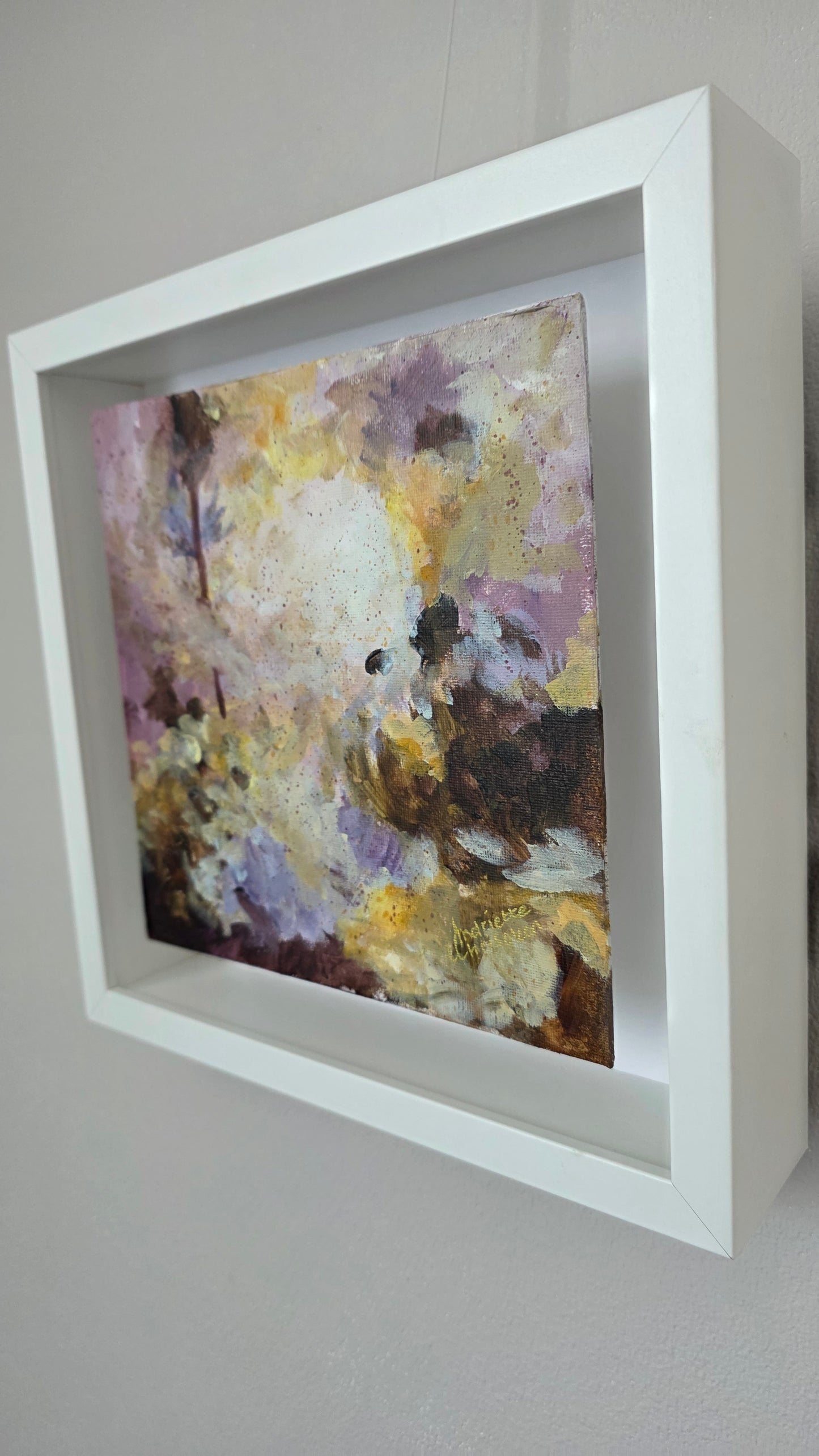 SUN-DRENCHED | 20X20CM | FRAMED CANVAS BOARD