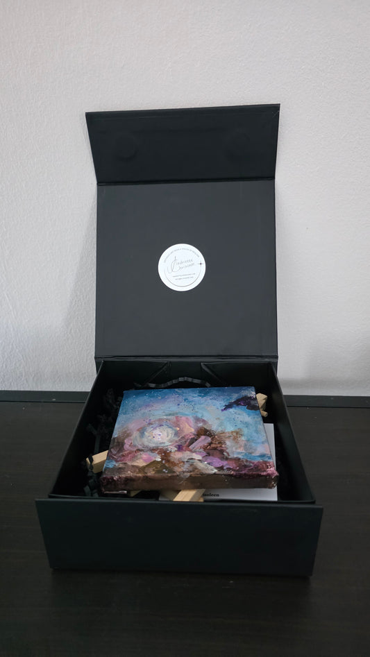 COSMIC BLOOM | 10X10CM | CANVAS