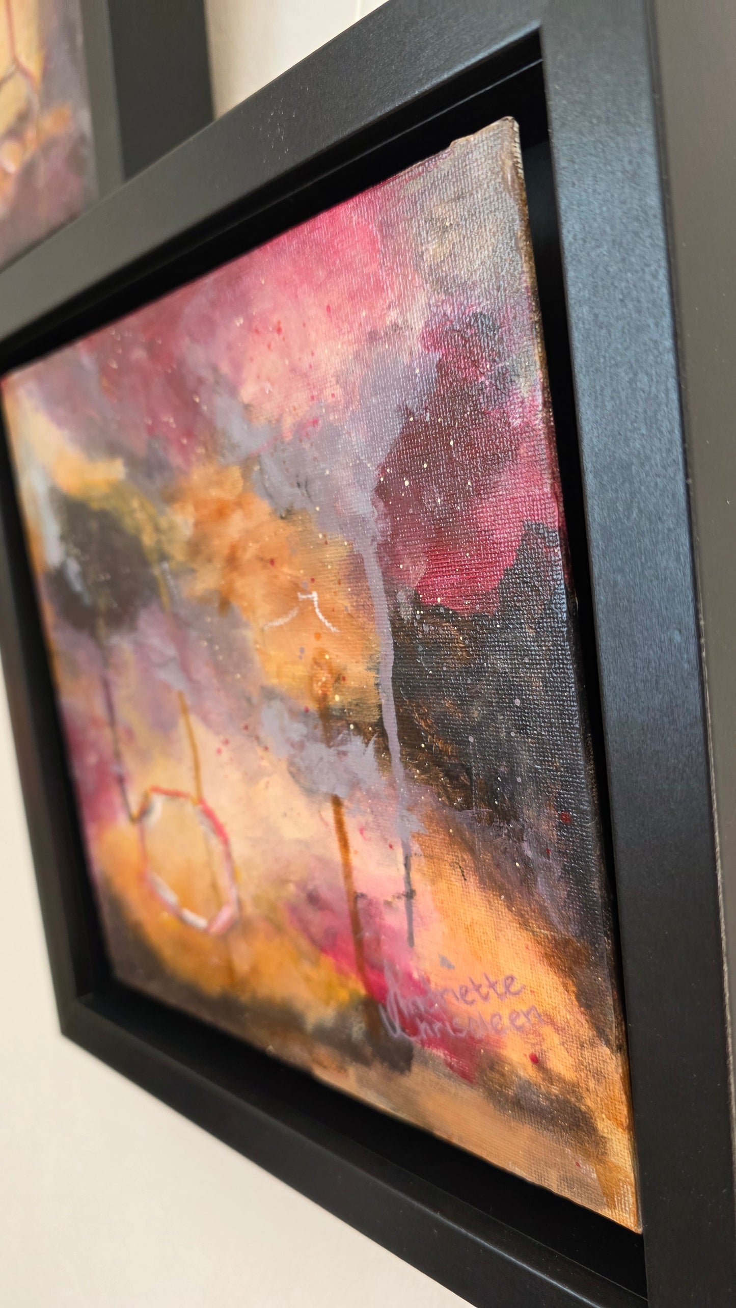 AFTERFLOW | 20X20CM | FRAMED CANVAS BOARD