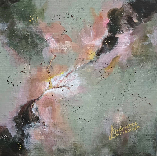 THE GENTLE BIND | 20X20CM | FRAMED CANVAS BOARD