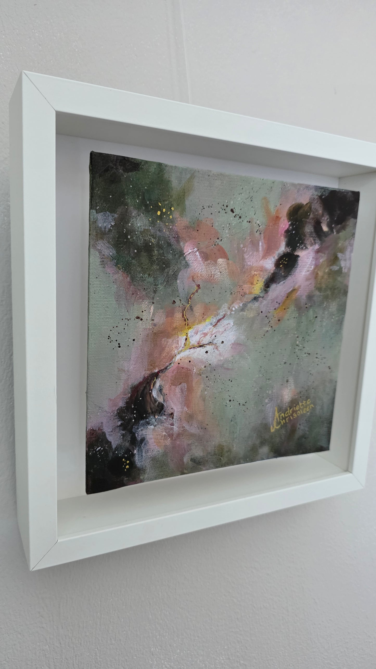 THE GENTLE BIND | 20X20CM | FRAMED CANVAS BOARD